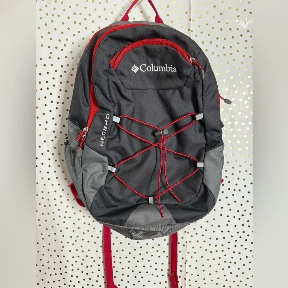 Columbia Men's Gray and Red Backpack